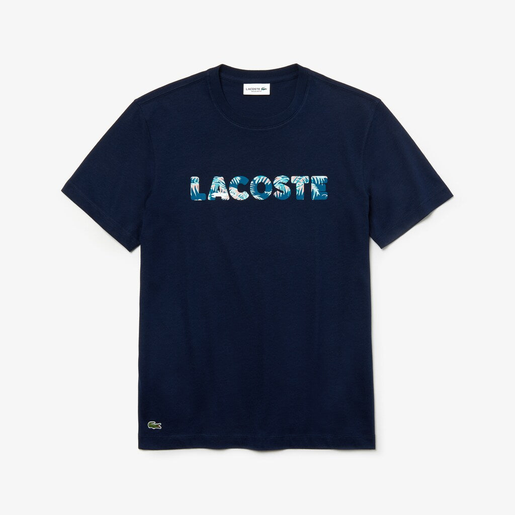 Men's Crew Neck Soft Cotton T-shirt / Lacoste