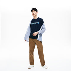 Men's Crew Neck Soft Cotton T-shirt / Lacoste