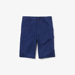 Men's Regular Fit Cotton And Linen Shorts / Lacoste
