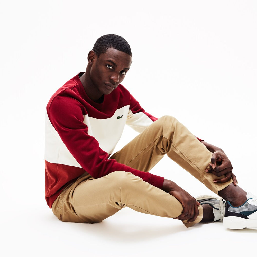 Men's Slim Fit Stretch Cotton Pants / Lacoste