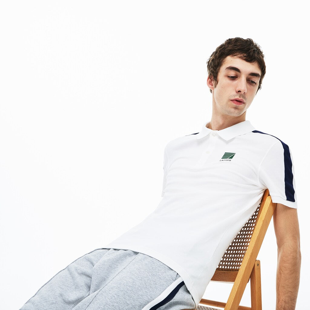 Men's Slim Fit Cotton Mini Piqué Polo / Lacoste