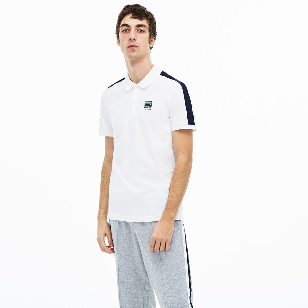 Men's Slim Fit Cotton Mini Piqué Polo / Lacoste