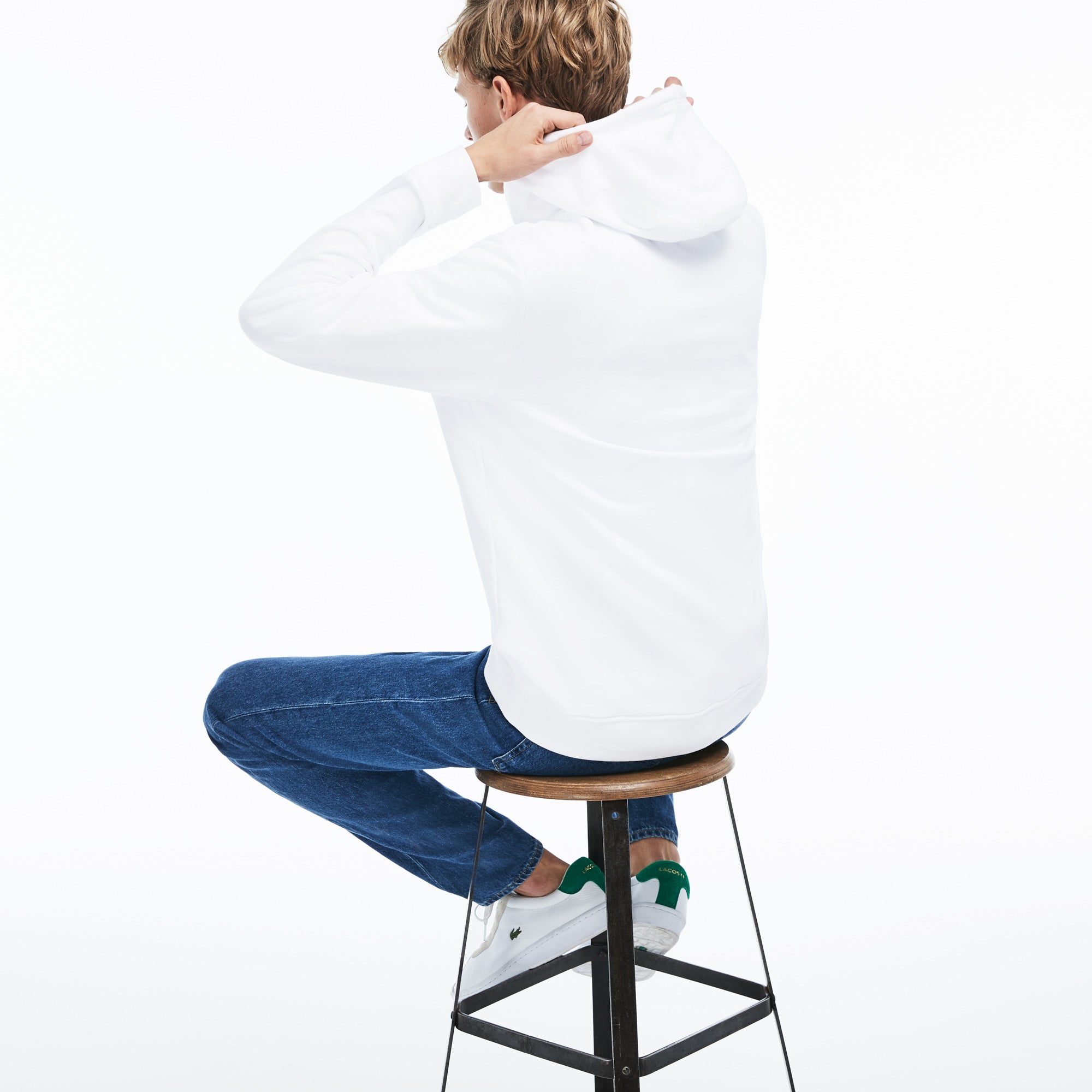 Men's Hooded Fleece Sweatshirt / Lacoste