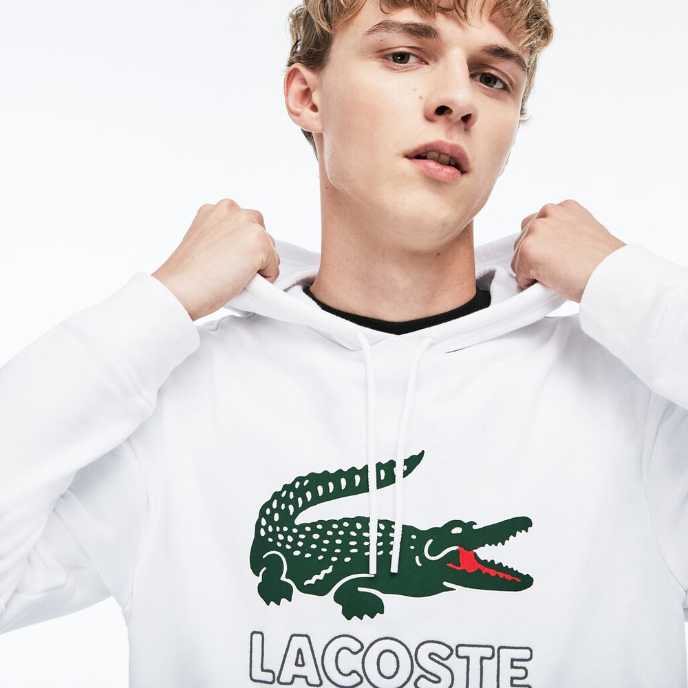 Men's Hooded Fleece Sweatshirt / Lacoste