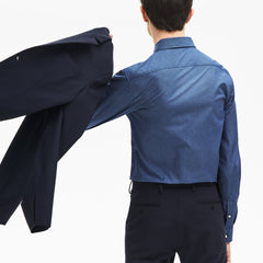 Men's Slim Fit Cotton Poplin Shirt / Lacoste
