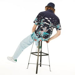 Men's Regular Fit Cotton Poplin Shirt / Lacoste
