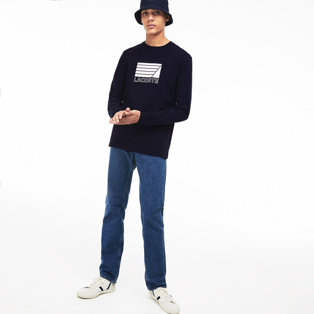 Men's Crew Neck Cotton T-shirt / Lacoste