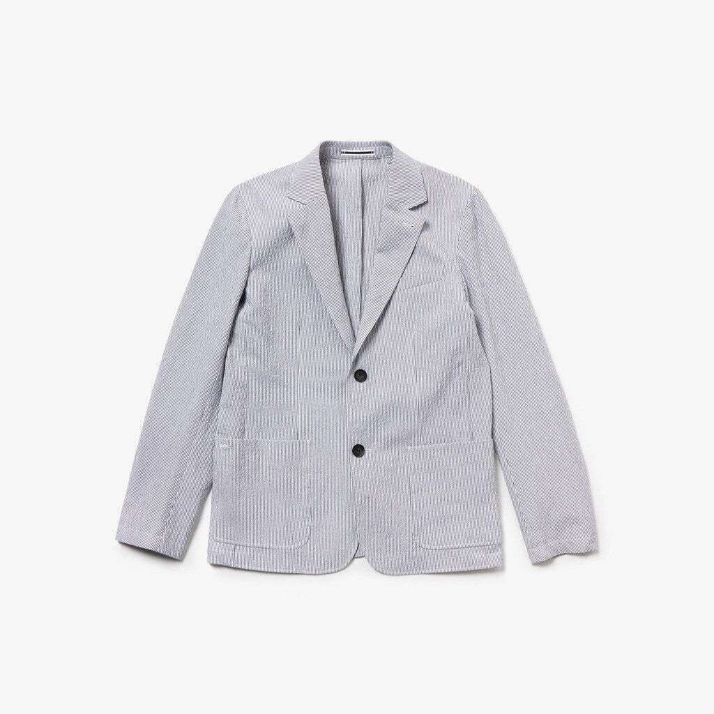 Men's Slim Fit Stretch Cotton Blazer / Lacoste
