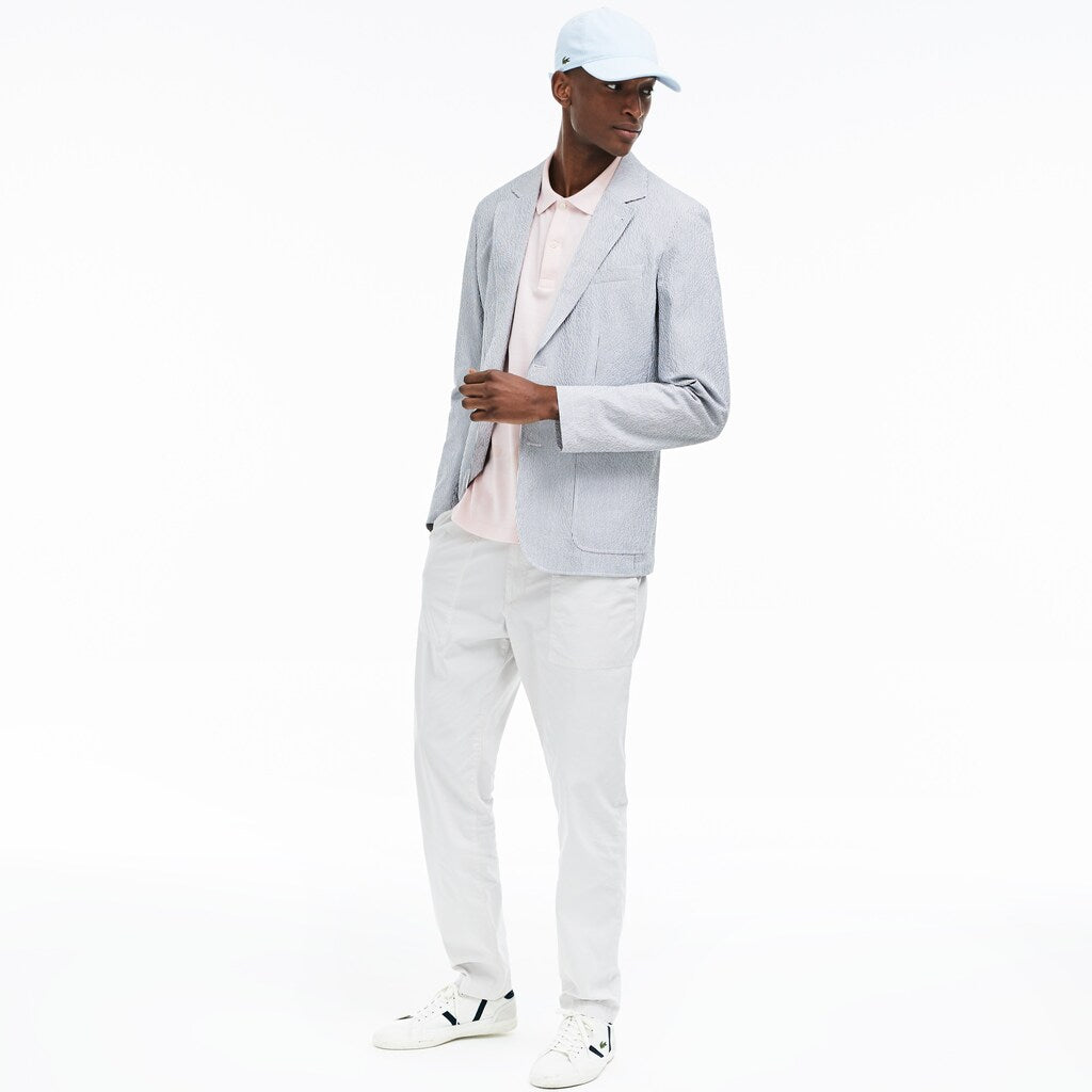 Men's Slim Fit Stretch Cotton Blazer / Lacoste