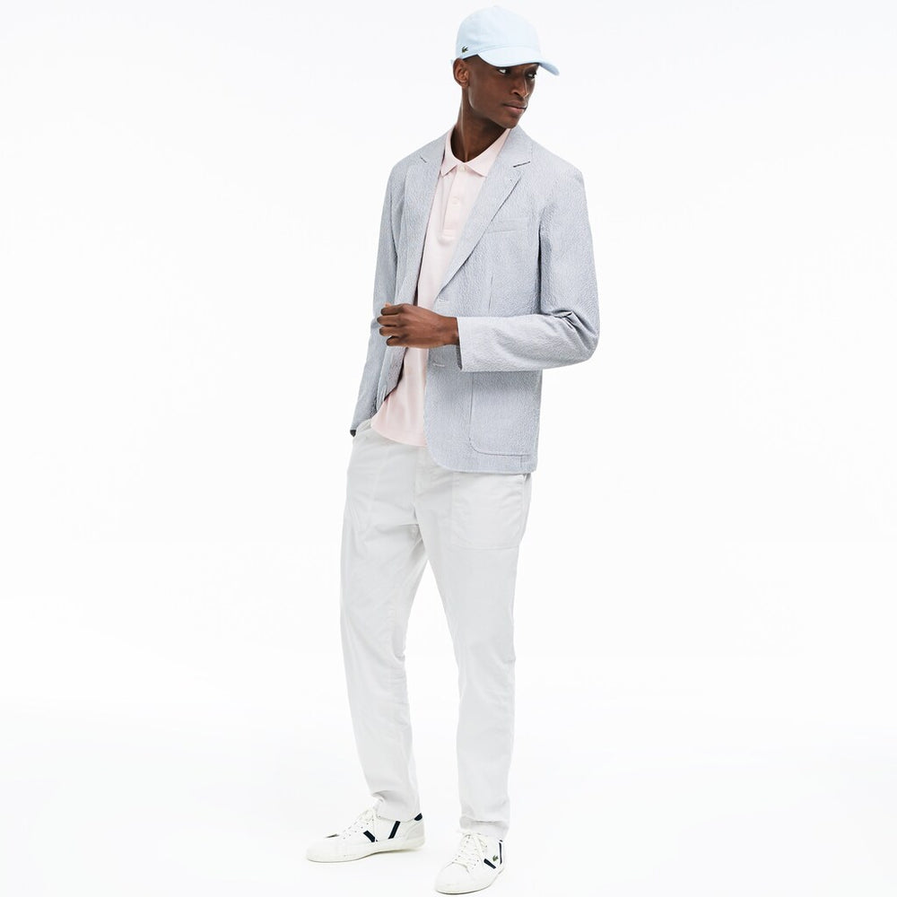 Men's Slim Fit Stretch Cotton Blazer / Lacoste