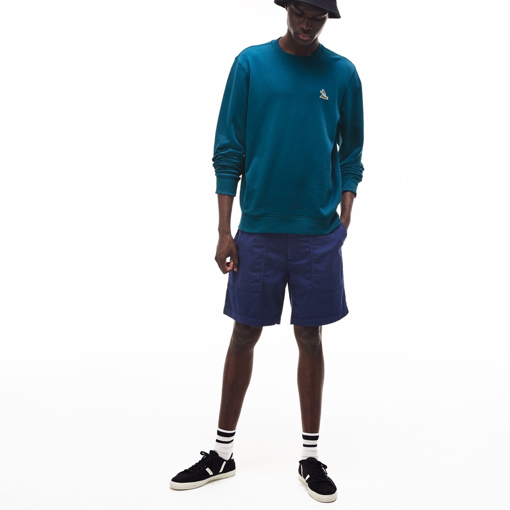 Men's Crew Neck Fleece Sweatshirt / Lacoste