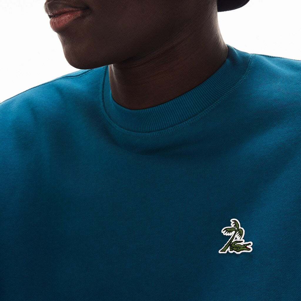 Men's Crew Neck Fleece Sweatshirt / Lacoste