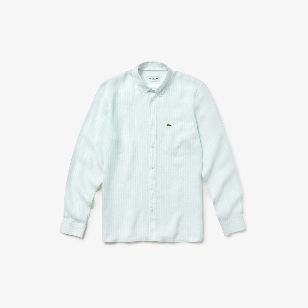Men's Regular Fit Linen Shirt / Lacoste