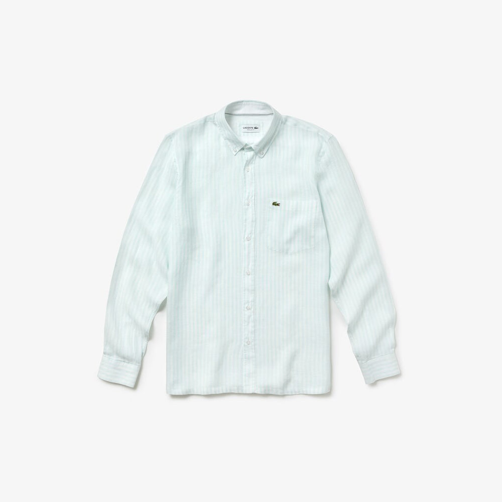 Men's Regular Fit Linen Shirt / Lacoste