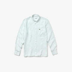 Men's Regular Fit Linen Shirt / Lacoste