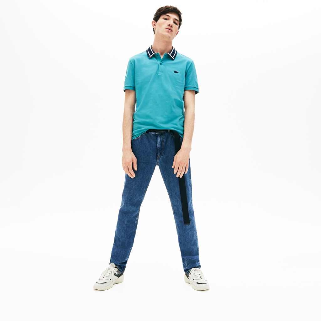 Men's Slim Fit Stretch Cotton Polo Shirt / Lacoste