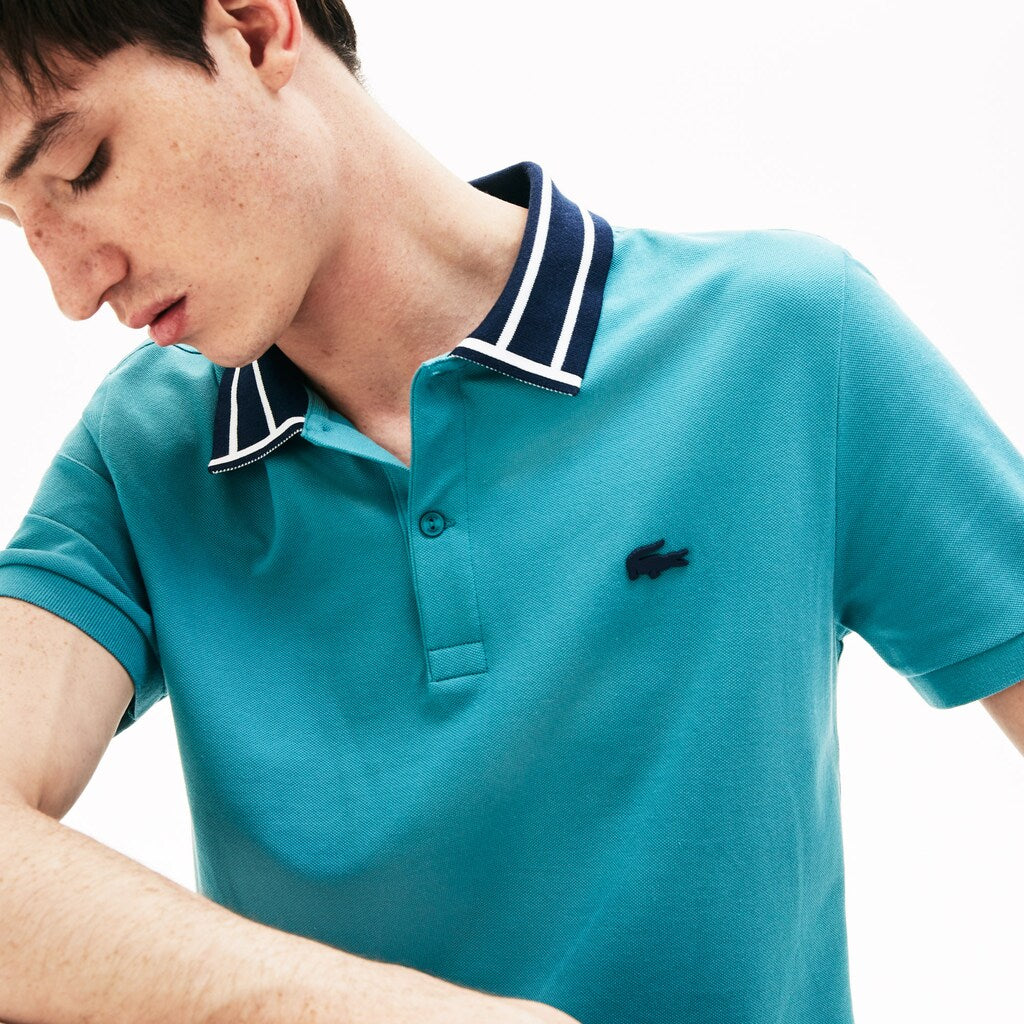 Men's Slim Fit Stretch Cotton Polo Shirt / Lacoste