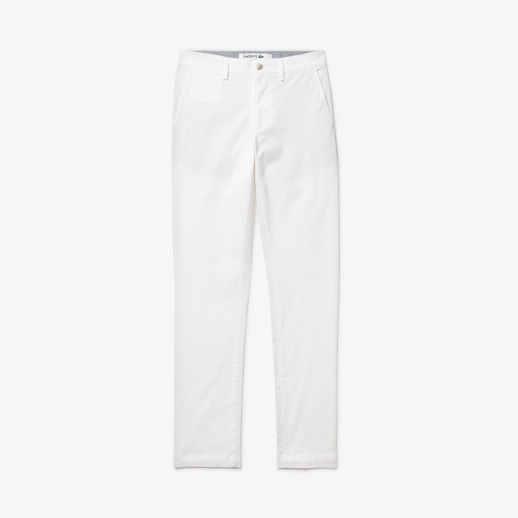Men's Slim Fit Stretch Gabardine Chino Pants / Lacoste