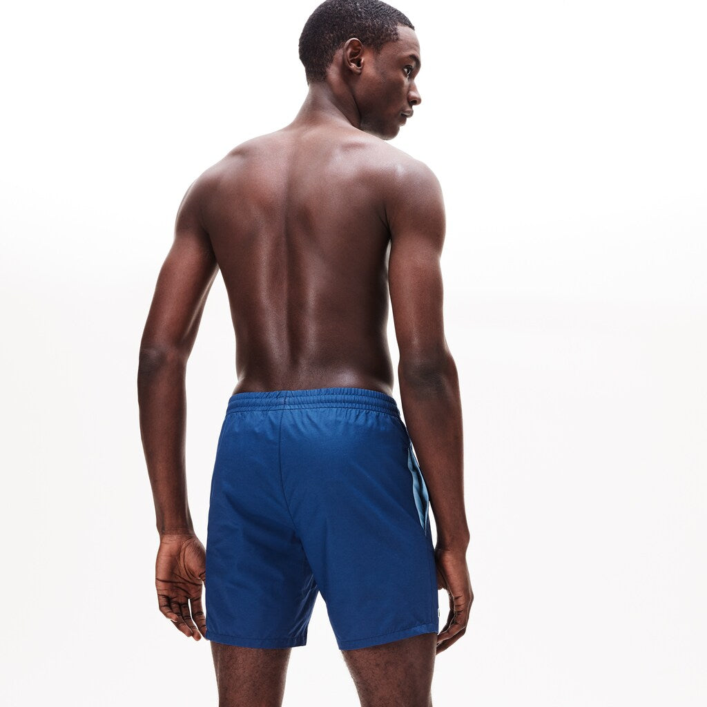 Men's Lightweight Cotton Swim Trunks With Pockets / Lacoste