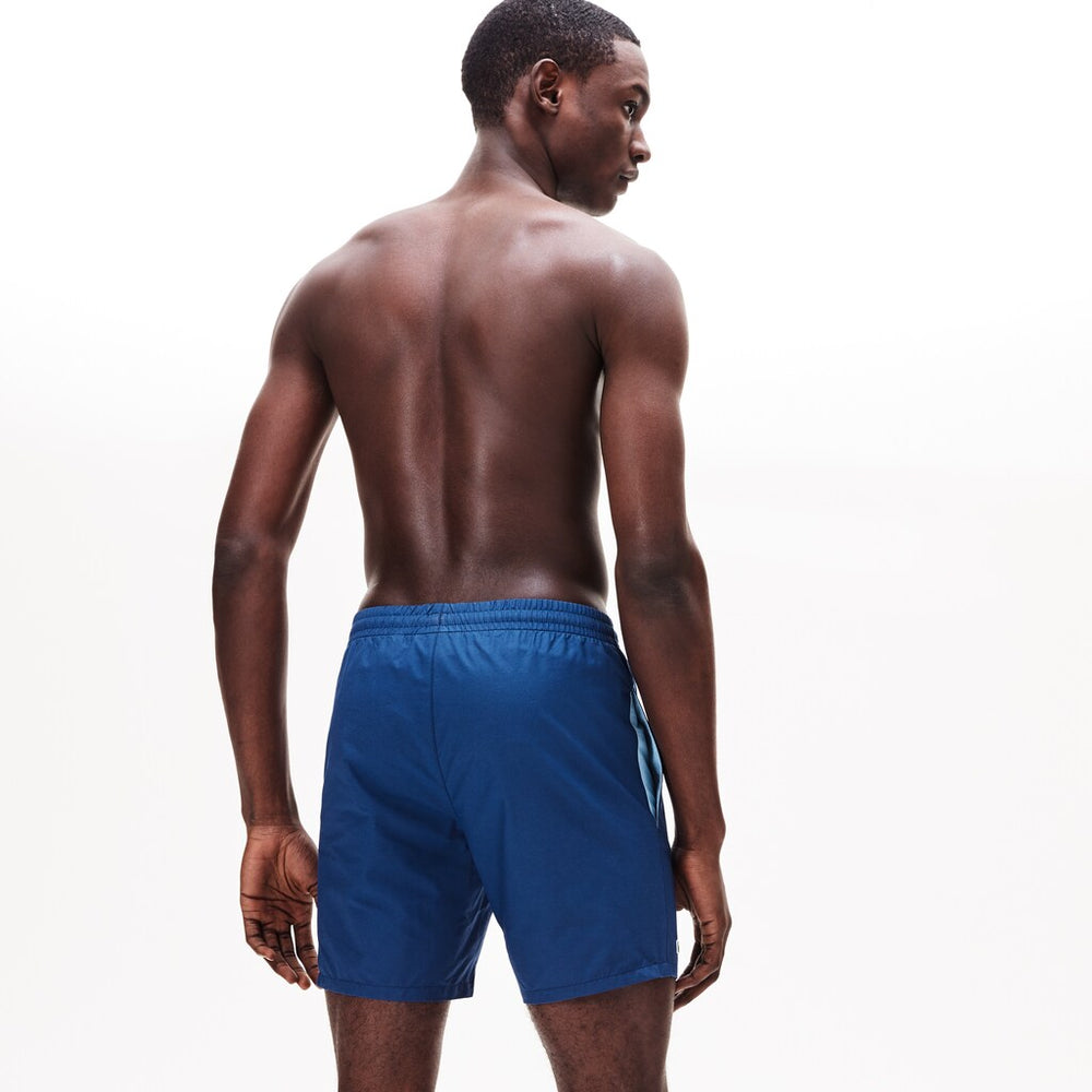 Men's Lightweight Cotton Swim Trunks With Pockets / Lacoste
