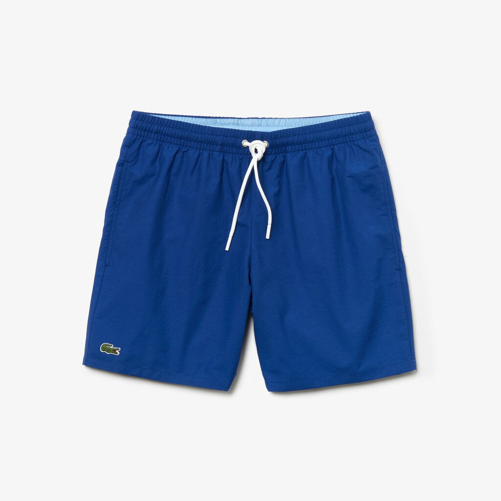 Men's Lightweight Cotton Swim Trunks With Pockets / Lacoste