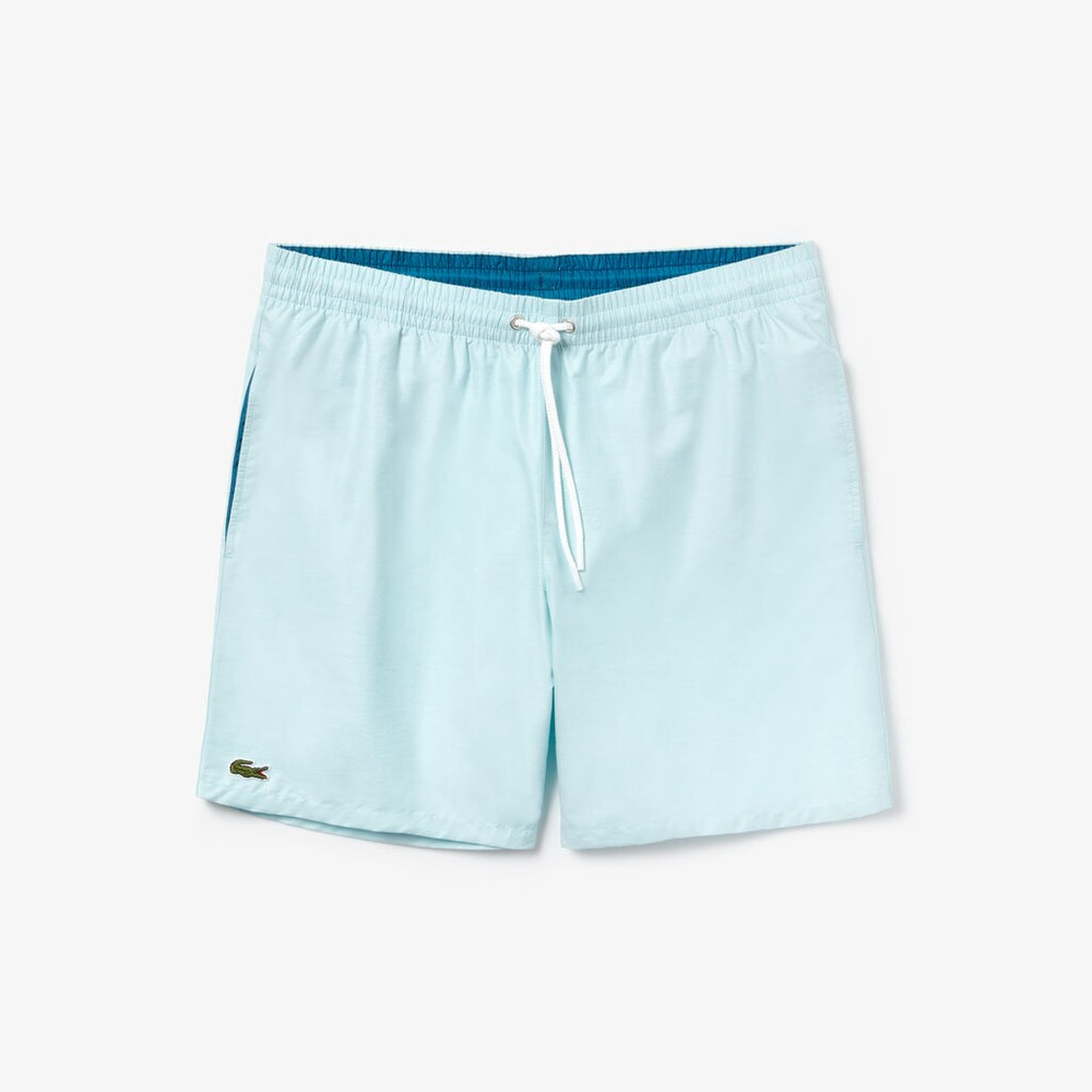Men's Lightweight Cotton Swim Trunks With Pockets / Lacoste