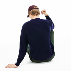 Men's Crew Neck Cotton Sweater / Lacoste