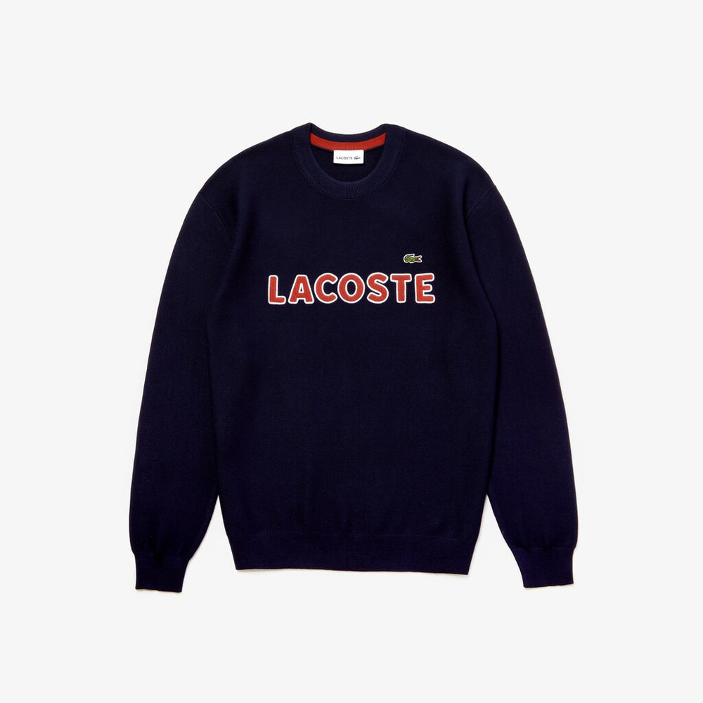 Men's Crew Neck Cotton Sweater / Lacoste