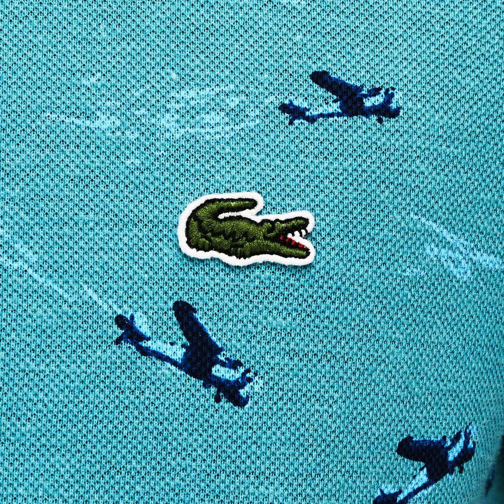Men's Slim Fit Cotton And Linen Piqué Polo / Lacoste