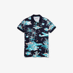 Men's Regular Fit Cotton Mini Piqué Polo / Lacoste