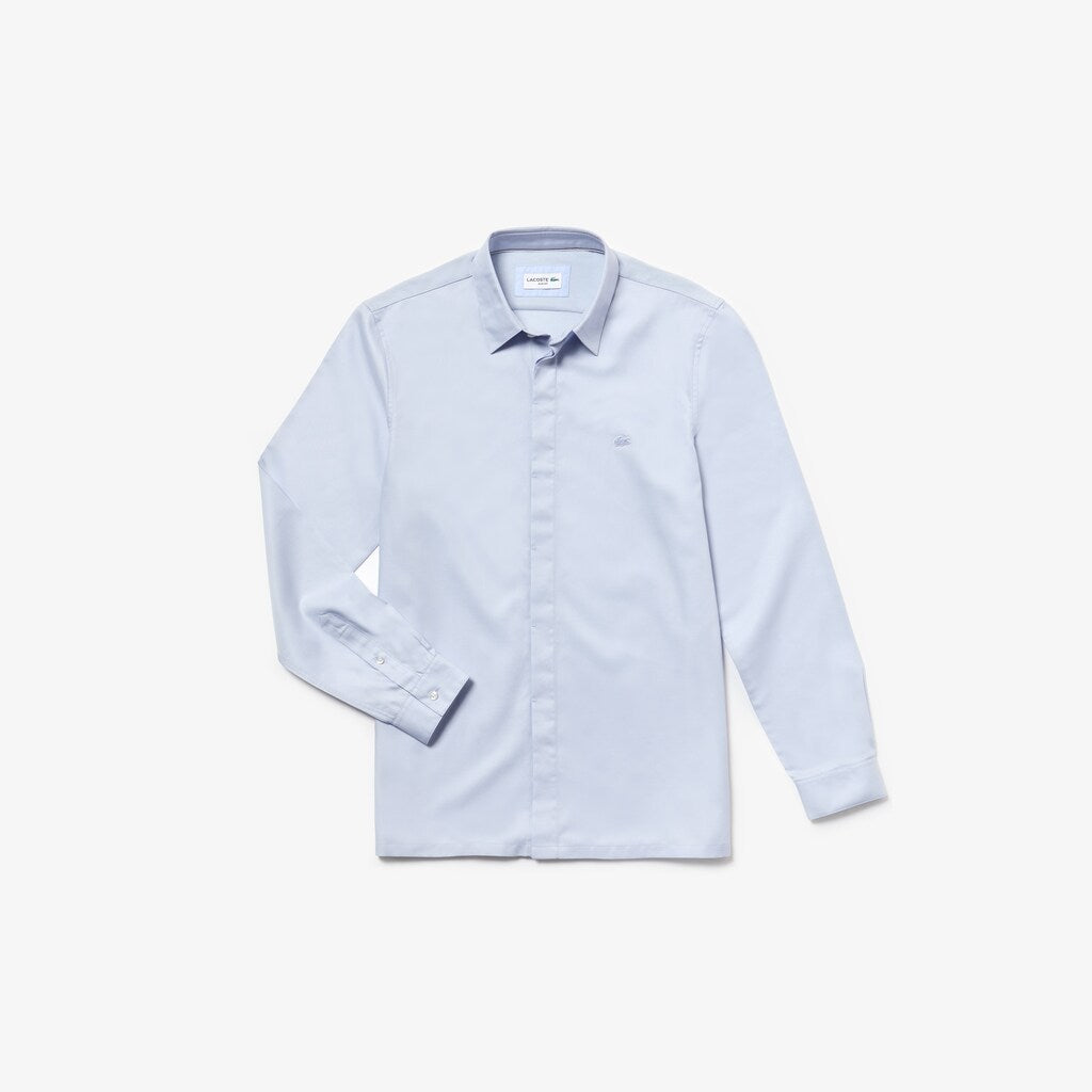 Men's Motion Slim Fit Cotton Mini Piqué Shirt / Lacoste