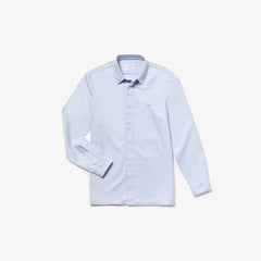 Men's Motion Slim Fit Cotton Mini Piqué Shirt / Lacoste
