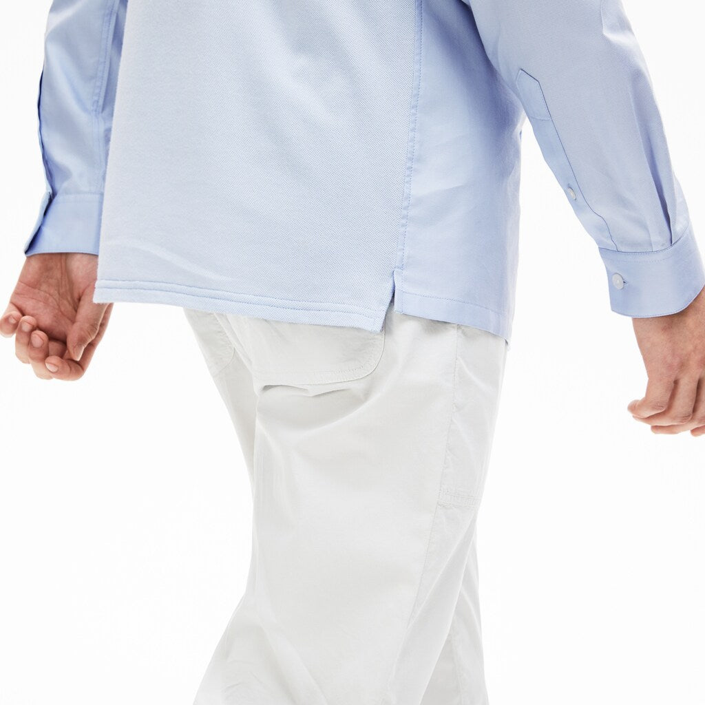 Men's Motion Slim Fit Cotton Mini Piqué Shirt / Lacoste