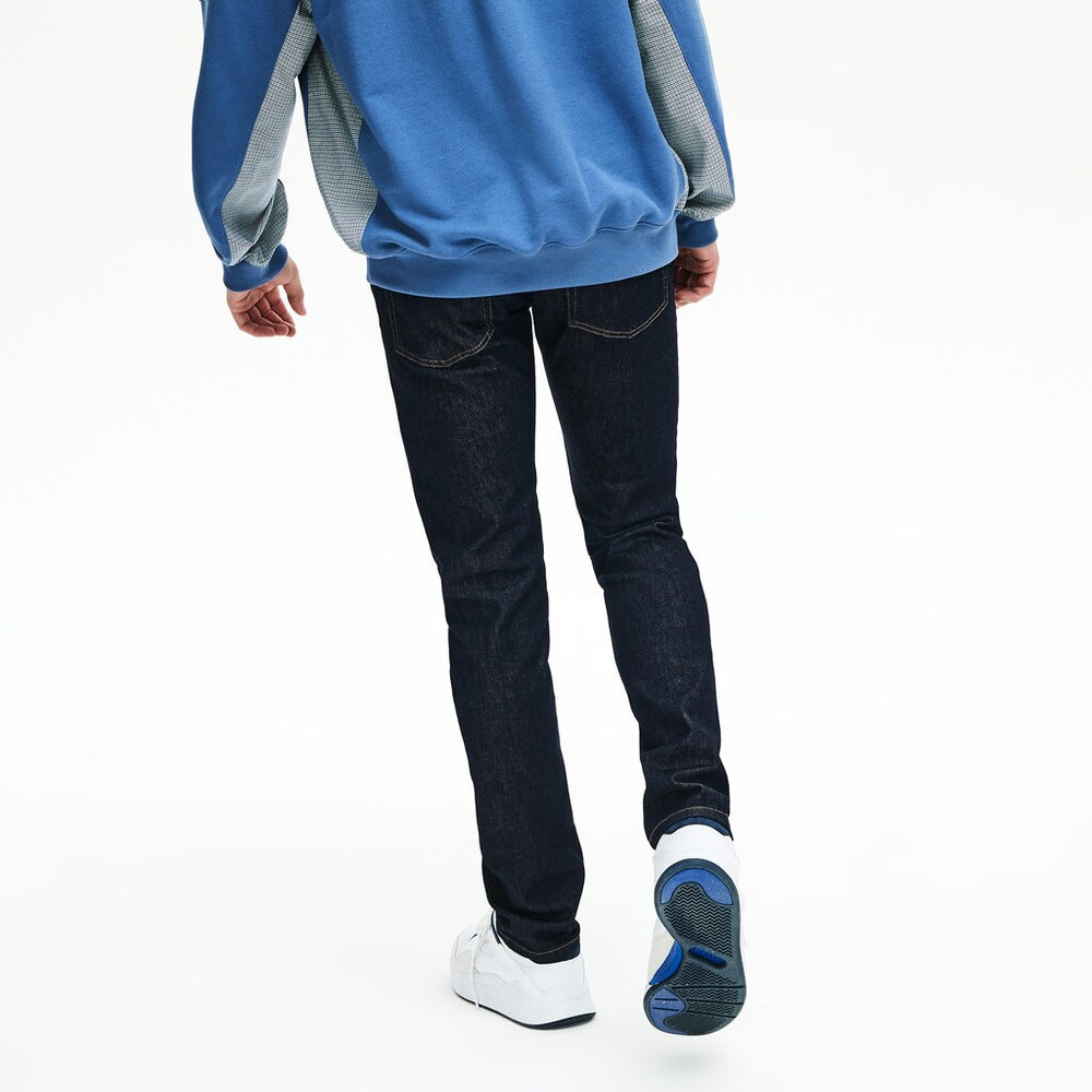 Men's Slim Fit Stretch Denim 5-Pocket Jeans / Lacoste
