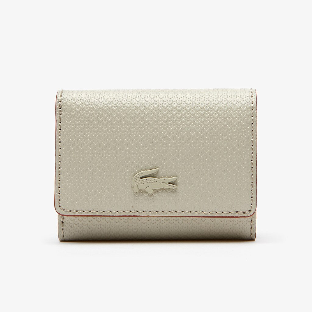 Women's Chantaco Small Leather 4 Card Wallet / Lacoste
