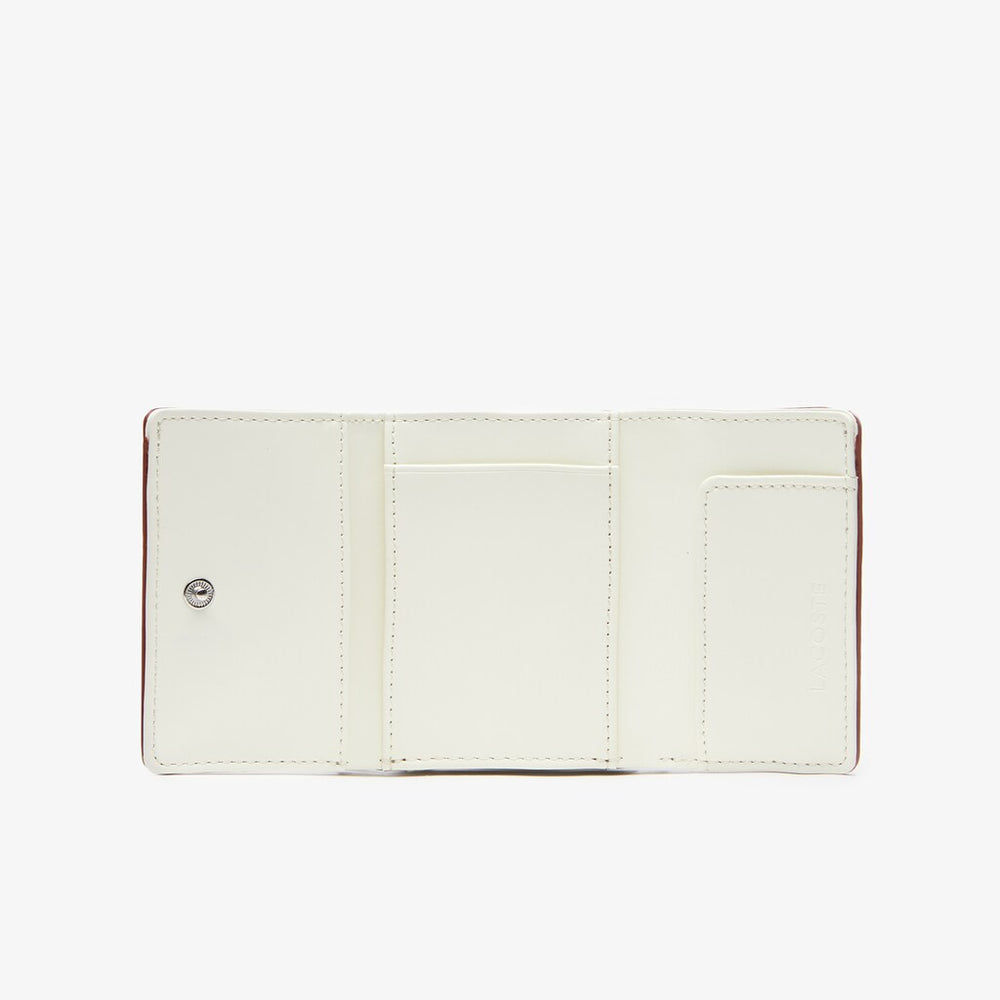Women's Chantaco Small Leather 4 Card Wallet / Lacoste