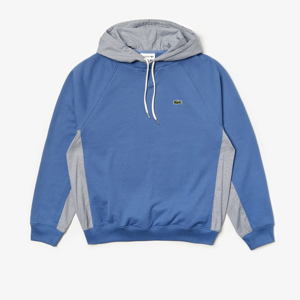 Men's Paneled Print-Blocked Hooded Sweatshirt / Lacoste