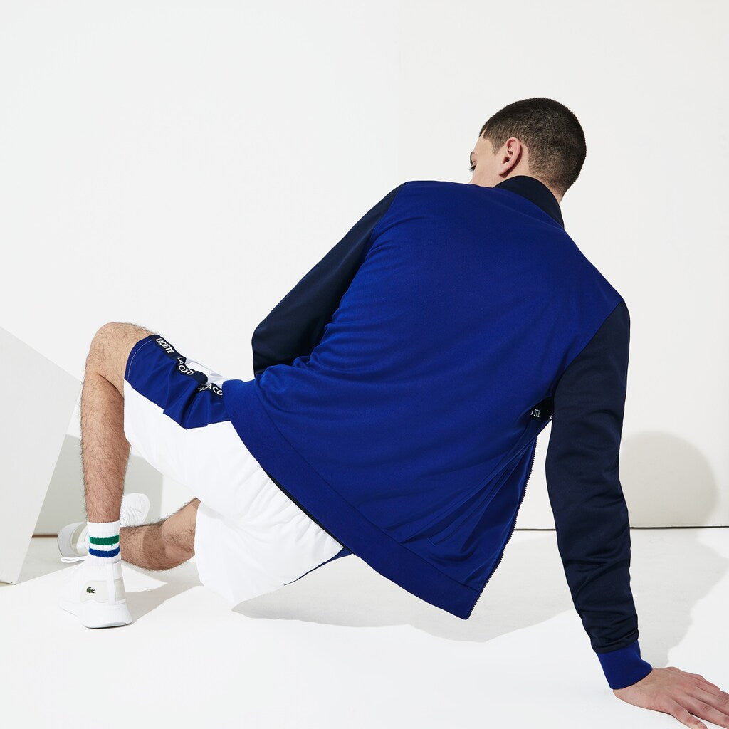 Men's SPORT Signature Band Piqué Zip Sweatshirt / Lacoste