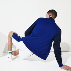 Men's SPORT Signature Band Piqué Zip Sweatshirt / Lacoste