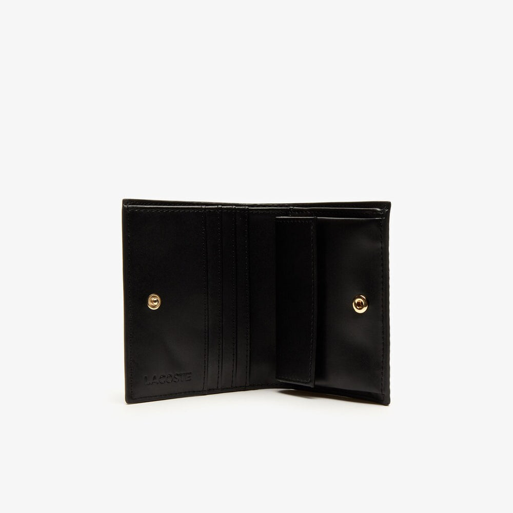 Women's Chantaco Leather Bi-fold Wallet with Coin Purse / Lacoste