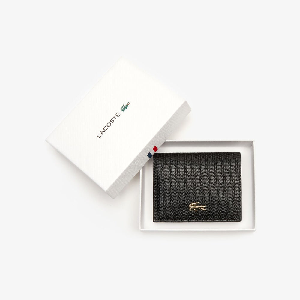 Women's Chantaco Leather Bi-fold Wallet with Coin Purse / Lacoste
