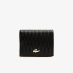 Women's Chantaco Leather Bi-fold Wallet with Coin Purse / Lacoste