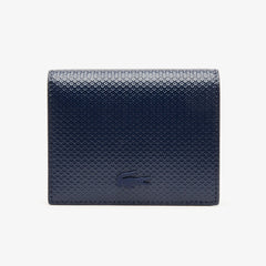Women's Chantaco Nœud Small Piqué Leather Snap Coin Pouch / Lacoste