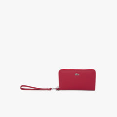 Women's Daily Classic Coated Canvas Wristlet Wallet / Lacoste