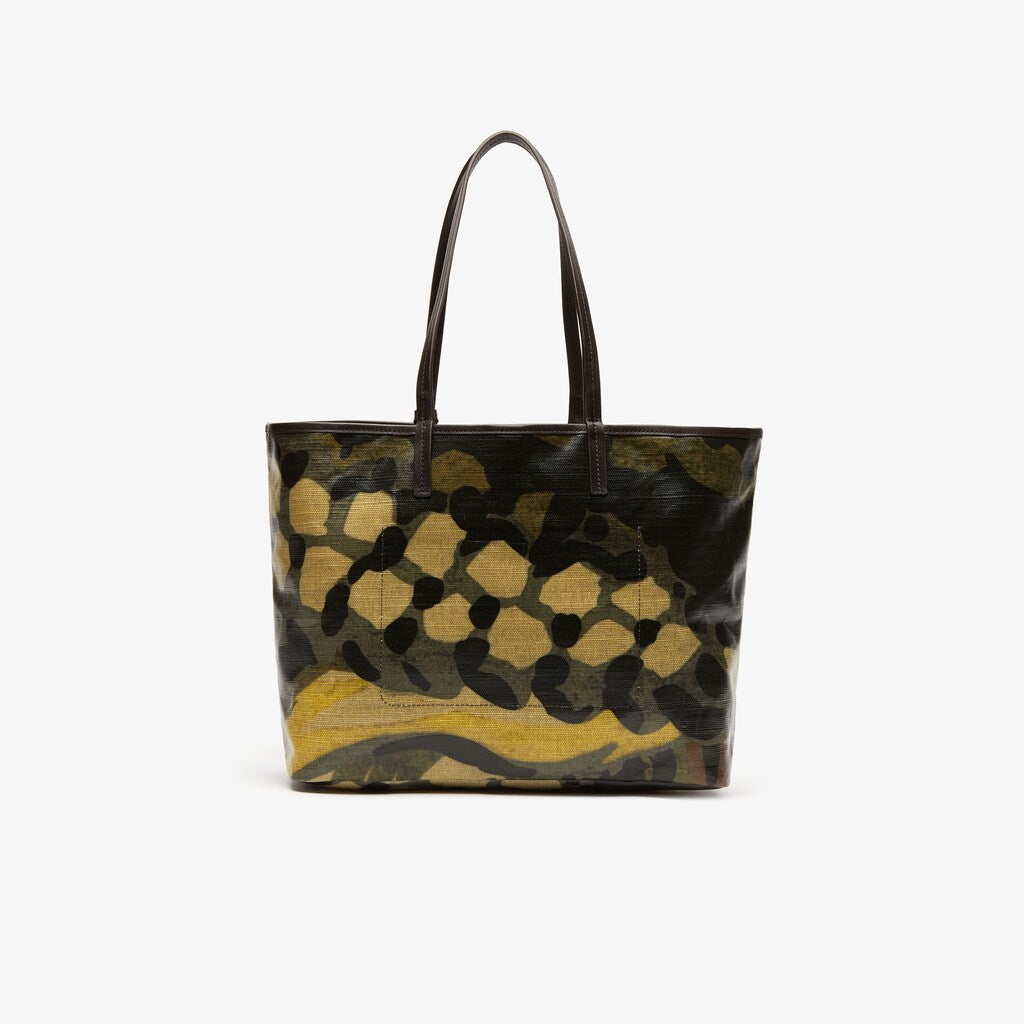 Women's Robert George Coated Print Canvas Tote Bag / Lacoste