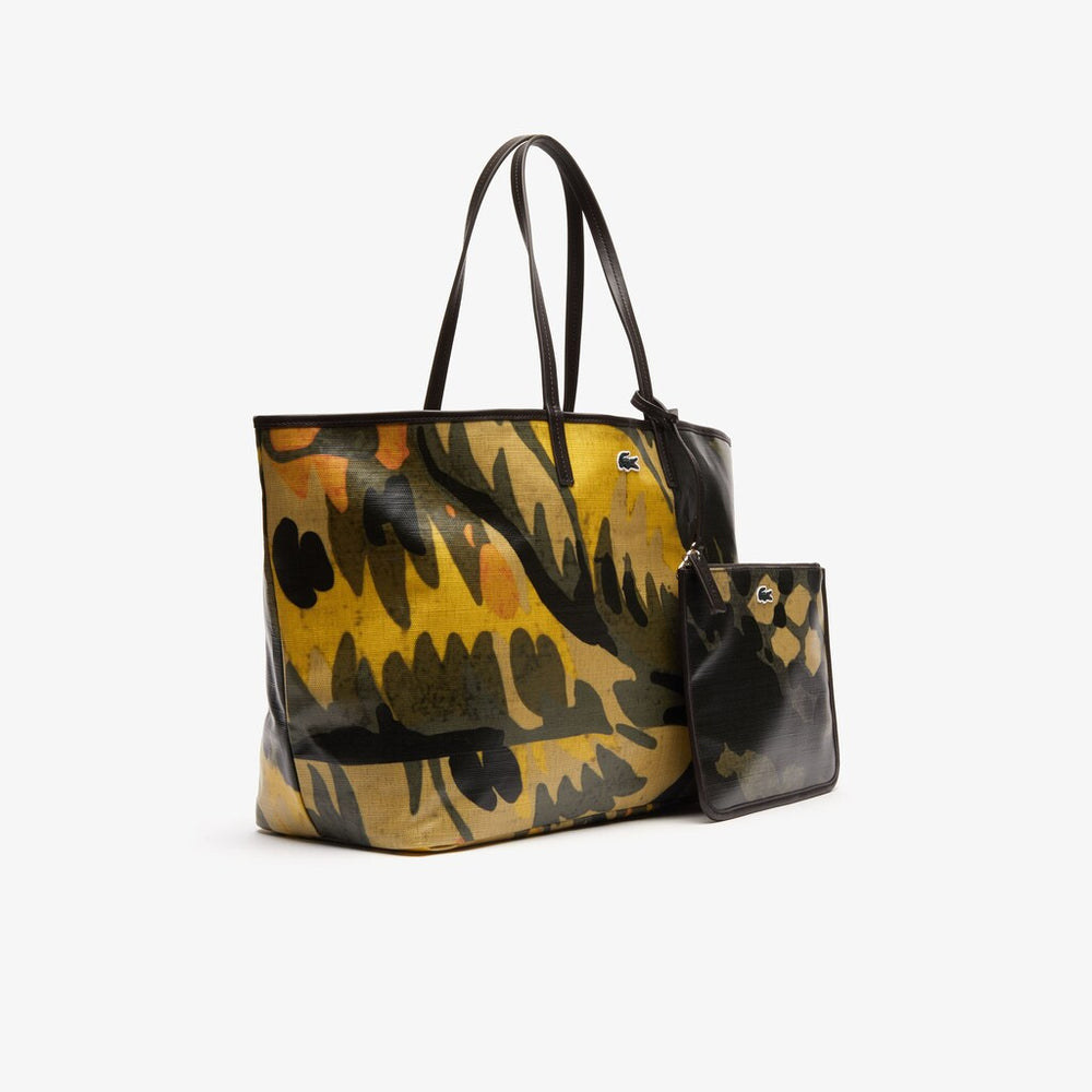 Women's Robert George Large Coated Print Canvas Tote Bag / Lacoste