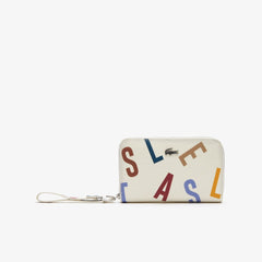 Women's Daily Classic Printed Coated Canvas Wristlet Wallet / Lacoste