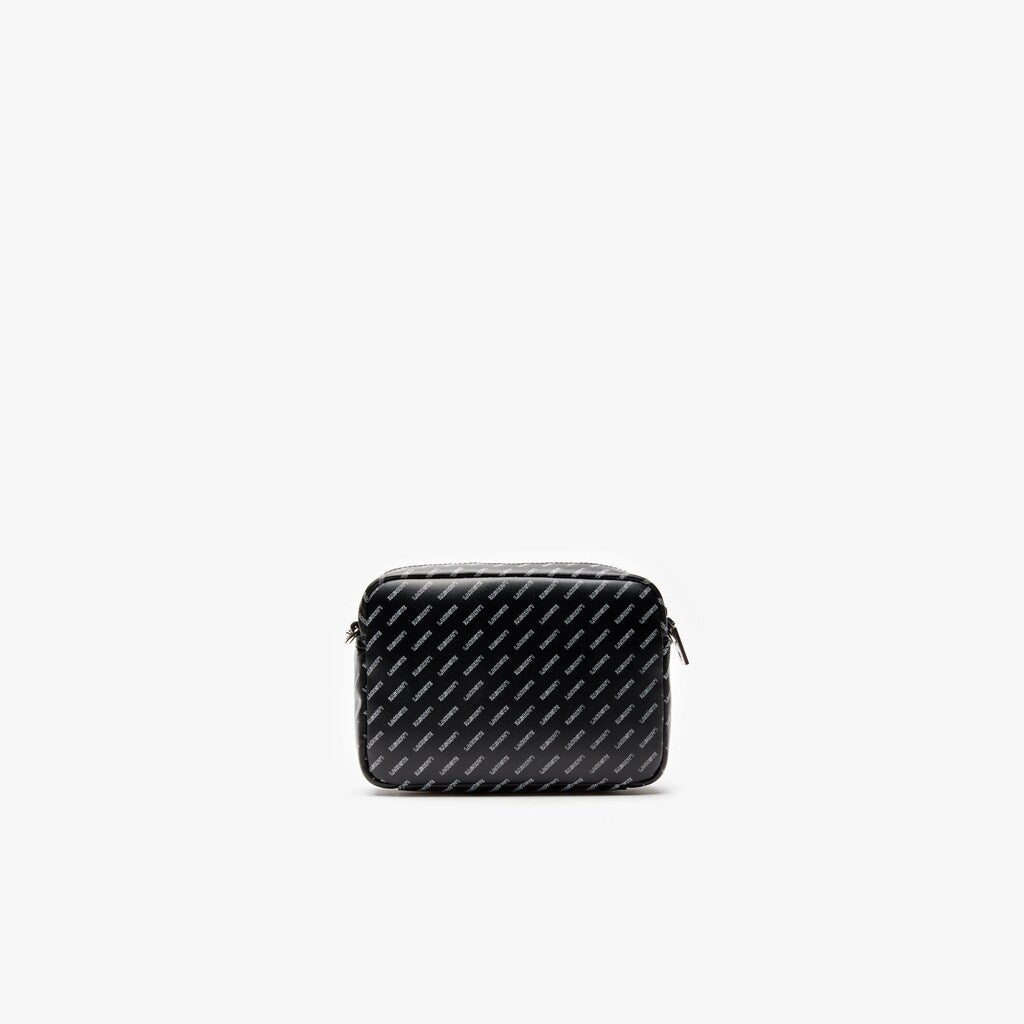 Women's Lacoste LIVE Coated Print Canvas Shoulder Bag / Lacoste