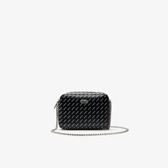 Women's Lacoste LIVE Coated Print Canvas Shoulder Bag / Lacoste