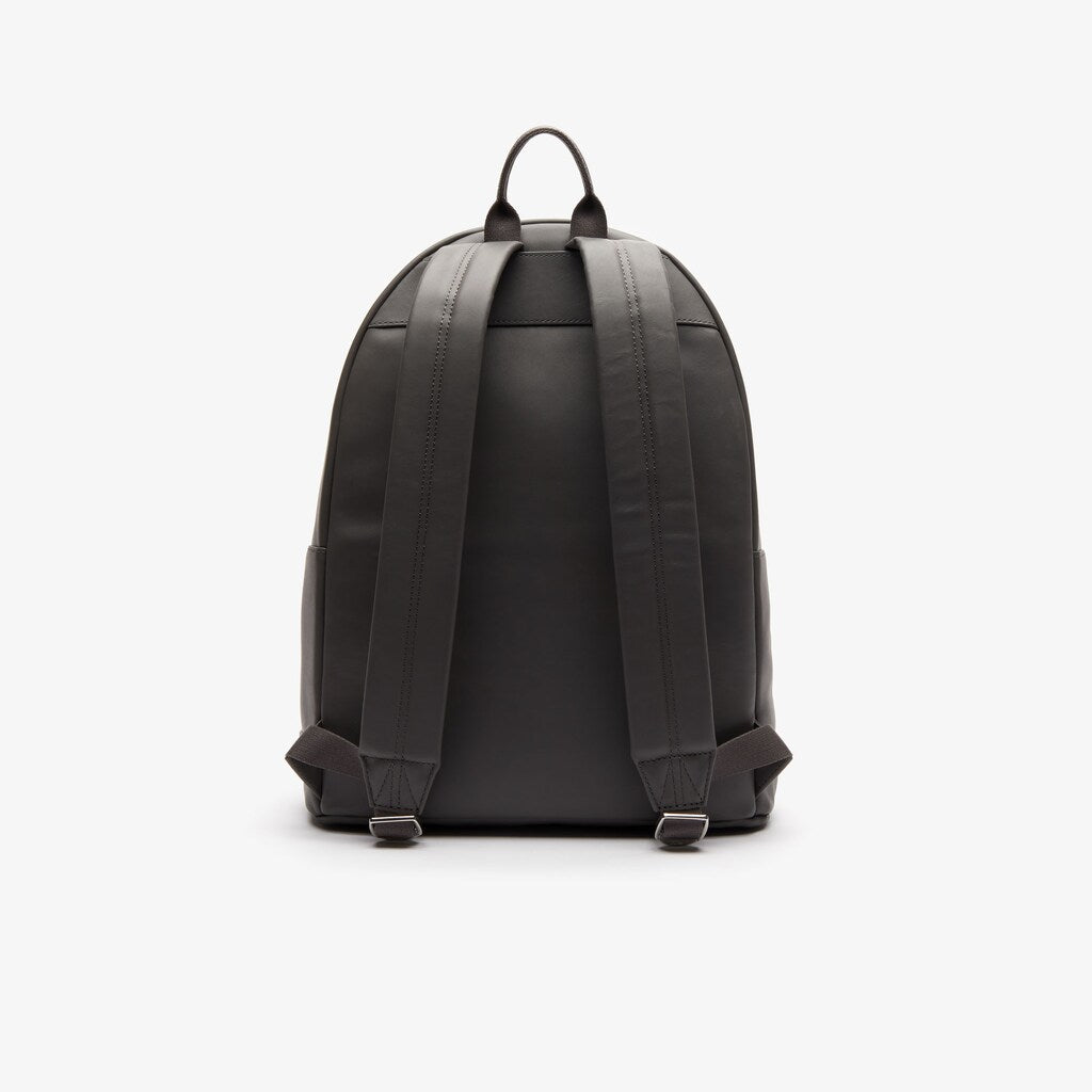 Men's L.12.12 Casual Embossed Lettering Leather Backpack / Lacoste